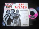 LES GAMS/CHEVEUX FOUS ET LEVRES ROSES/CONTACT/RARE FRENCH EP