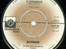 BLONDIE X offender /in the sun UK 1977 7