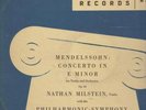 MENDELSSOHN Violin Concerto / MILSTEIN / BRUNO WALTER  BlueLabel ML 4001 NM-