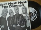 THE DAMNED: NEAT NEAT NEAT - RARE 1977 ORIGINAL UK PUNK SINGLE IN PICTURE SLEEVE