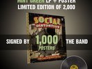 SOCIAL DISTORTION Hard Times Mint Green Signed Poster 2LP Record Store Day 2012