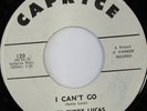 rare Soul R&B 45 BIG BUDDY LUCAS i can't go CAPRICE