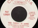 Rare 60's Northern Soul 45 - PAT LUNDY (Columbia)  *The Thrill is Gone*