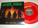 Overkill Feel The Fire Lp Limited 211/500 Colored Hand Numbered N/Mint