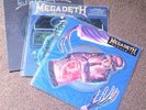 **VERY RARE 3 MEGADETH LIMITED EDITION NUMBERED PICTURE DISC VINYL RECORDS**