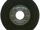 45 RPM, Johnny Scott, Portra Records #007, VG+, My Funny Face/Somebody Help