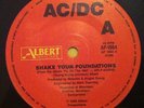 AC/DC 45 Vinyl - Shake Your Foundations