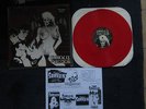 Samhain Unholy Passion RED vinyl with Black and pink streaks. Misfits Danzig