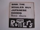 THE ROTTERS SINK THE WHALES ROTTEN PIC SLEEVE 45 NM