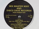 DISCO DAVE AND THE FORCE OF THE 5 MC'S High Power Rap MIKE & DAVE 12