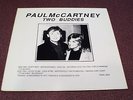 PAUL MCCARTNEY TWO BUDDIES LP DENNY LAINE BUDDY HOLLY SONGS 77-79 NM/NM