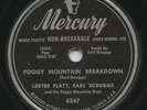 Rare Bluegrass  78 - Lester Flatt & Earl Scruggs - Foggy Mountain Breakdown - M-