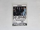 DEF LEPPARD 1993 adrenalize MEXICO TOUR press pass PROMO no LP LATIN AMERICA