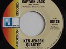 KEN JENSEN QUARTET Captain Jack  PACIFIC JAZZ Mod Bossa Jazz  45 HEAR 45