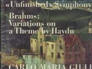 SCHUBERT - Brahms / CARLO MARIA GIULINI SAX 2424  Blue Silver NM- / VG+