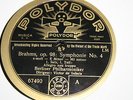 VICTOR DE SABATA Brahms: Symphony #4 POLYDOR 6x78rpm, 1939 war-time recording