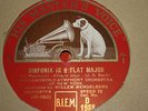 WILLEM MENGELBERG J.C Bach: Sinfonia in B-flat major HMV 2x 78rpm