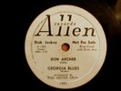 R&B 78 Don Archer Fathead Blues Allen White Label Promo Rare Beautiful
