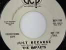 rare Soul 45 IMPACTS just because DCP Listen