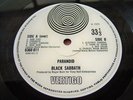 BLACK SABBATH PARANOID  VERTIGO SWIRL  LP UK Original 1st press  EX+/Ex+
