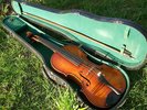 OLD Violin Antonio Loveri W. Tonk & Bro. MADE IN GERMANY With Case GREAT SHAPE