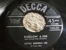 ROCKABILLY 45 Brenda Lee Bigelow 6-200 Decca 1956 HER FIRST RECORD
