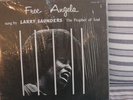 Rare Soul LP Larry Saunders - Free Angela on Golden Triangle HEAR