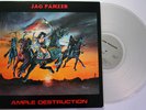 JAG PANZER Ample Destruction  CLEAR VINYL LP TEST PRESSING 1984 AZRA