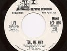 LIFE Tell Me Why  Original Northern Soul 45 on Reprise  NM wlp  Listen