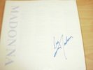 Madonna True Blue - Signed Inner Sleeve (sleeve only)