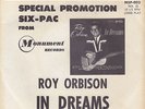 MONUMENT- ROY ORBISON-IN DREAMS- SPECIAL PROMOTION E.P.- SIX SONGS
