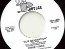 soul funk 45 ERNIE HINES - Our Generation on WE PRODUCE *HEAR* re B-BOY Breaks