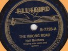 Bluebird 7728 HALL BROTHERS Your Love Was Not True 1938 in E