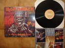 IRON MAIDEN A REAL DEAD ONE G/F + INSERT LP GREEK ISSUE SIGNED