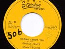 ROCKABILLY- STARDAY--GEORGE JONES (w sonny burns on flip) -HEAR BOTH--1954