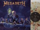 Megadeth LP in multicolored Vinyl Rust in Peace
