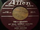 Orig first, 5 Willows, My Dear Dearest Darling, Allen # 1000, vg+++