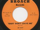 Lee SAIN baby don't leave me 45 killer NORTHERN SOUL xover MOD hear ??