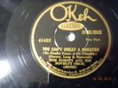 Tom Dorsey And His Novelty Orch 78 You Can't Cheat A Cheater 41422 Okeh Records
