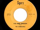 Rare R&B Doo Wop 45 THE CARROUSELS Lots'a Lovin'/I've Cried Enough Spry HEAR