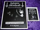 SATANIC SKINHEAD ZINE #1 Black Witchery Blasphemy Conqueror Revenge Sarcofago