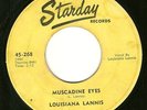 Hillbilly Bop 45-Louisiana Lannis-Muscadine Eyes/Much To Much-Starday 268