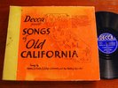 SONGS OF OLD CALIFORNIA   4 x 78 rpm Decca Album 49 Frank Luther & Zora Layman