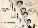 BEATLES  'LONG TALL SALLY' DENMARK 'SIGNED' PS 45