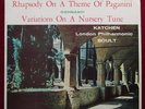 SXL 2176 Ed 1 - RACHMANINOV RHAPSODY ON A THEME OF PAGANINI