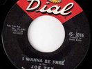JOE TEX - I WANNA BE FREE - MOD NORTHERN SOUL 45 - HEAR IT