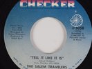 Gospel Soul Funk 45 SALEM TRAVELERS Tell It Like It Is CHECKER HEAR