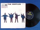 BEATLES HELP LP 1965 1st Press RARE STEREO PCS 3071 BLACK YELLOW PARLOPHONE