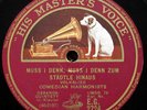 COMEDIAN HARMONISTS #8 78 RPM RECORD 