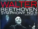 BRUNO WALTER BEETHOVEN: SYMPHONY No.5&4 COLUMBIA MASTERWORKS MS6055 NM BEAUTIFUL